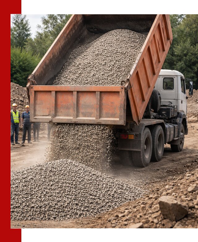 Доставка сыпучих материалов самосвалом в Тамбове быстро и надежно