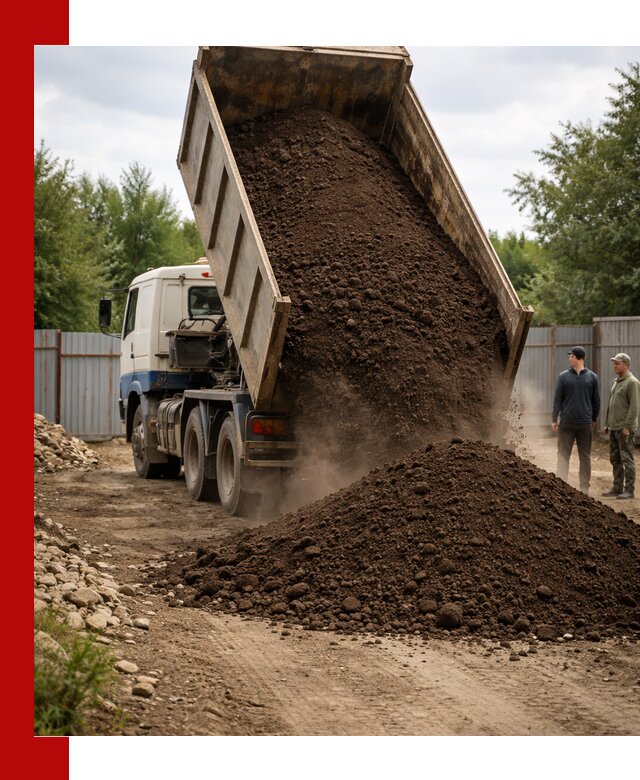 Доставка самосвалом 10 кубов в Тамбове быстро и надёжно