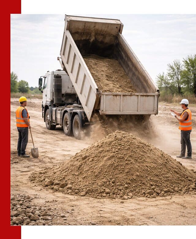 Доставка самосвалом 15 кубов в Тамбове за город и по городу