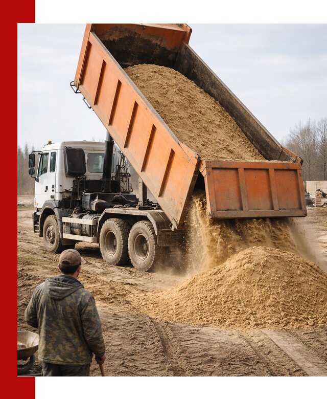 Аренда самосвала 20 тонн для перевозки грузов в Тамбове