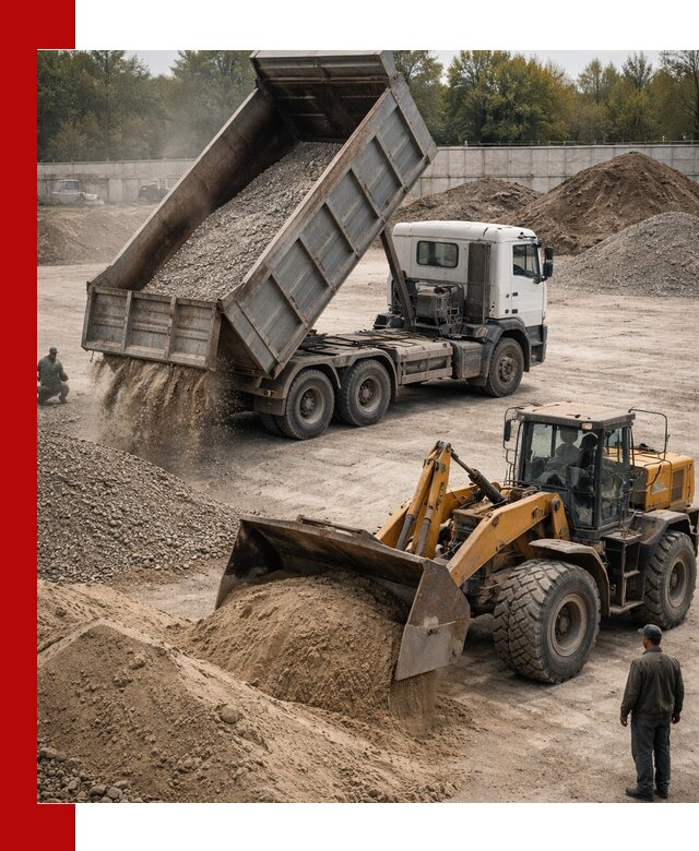 Перевозка сыпучих грузов самосвалами и бортовыми в Тамбове