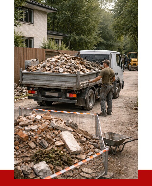 Вывоз строительного мусора с погрузкой в Тамбове от 7616 р | ПРОНЕРУДТмб