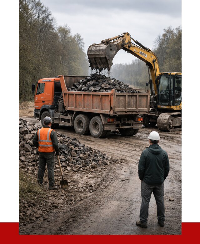 Вывоз асфальта в Тамбове от 4569 р. самосвалом ПРОНЕРУДТмб