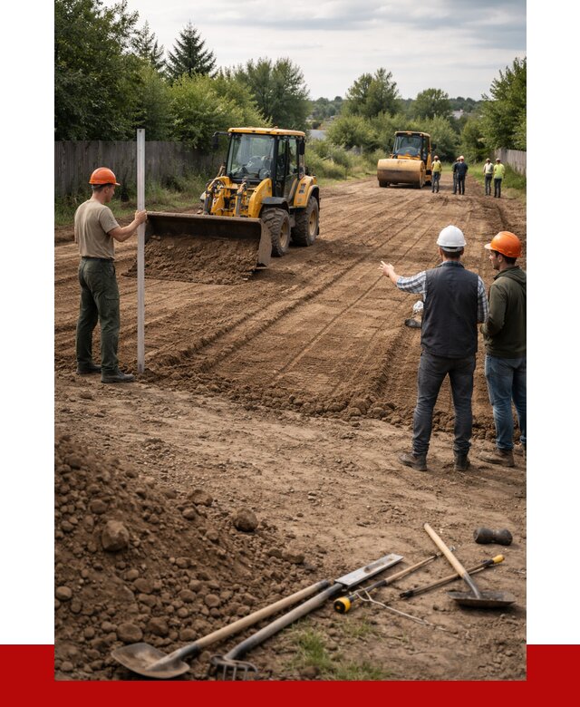 Планировка участка грунтом в Тамбове от 4569 р ПРОНЕРУДТмб