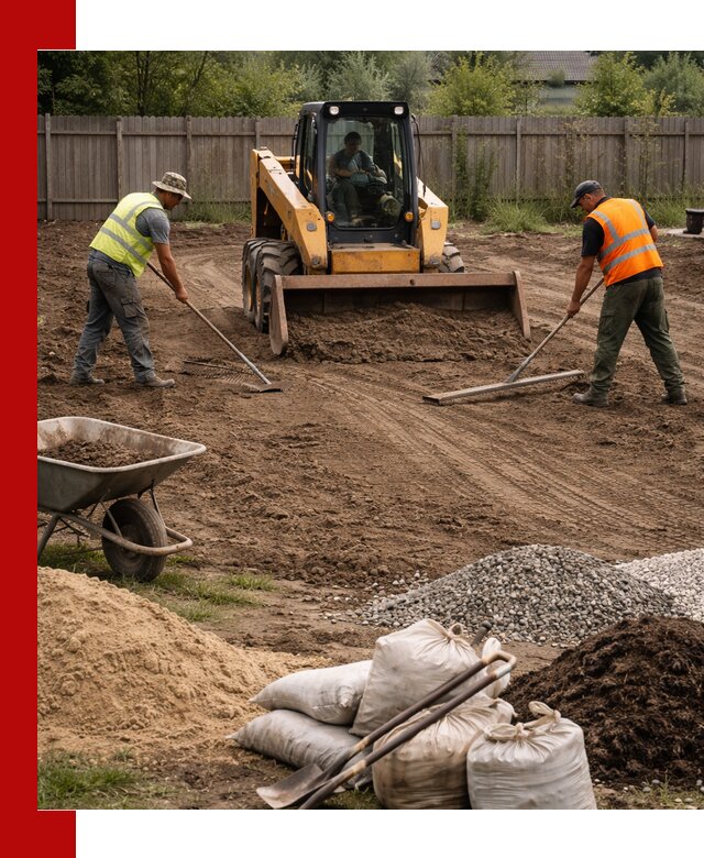 Выравнивание участка под строительство и благоустройство в Тамбове